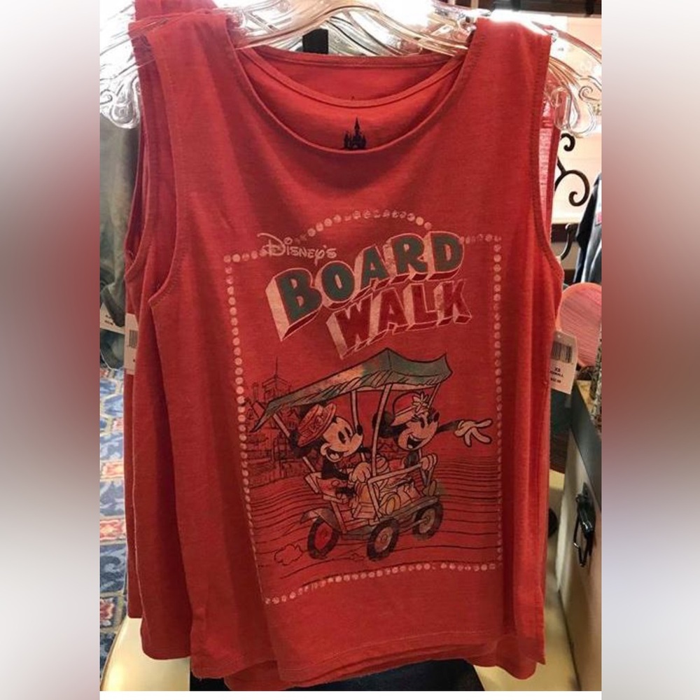 Disney Red Boardwalk Tank